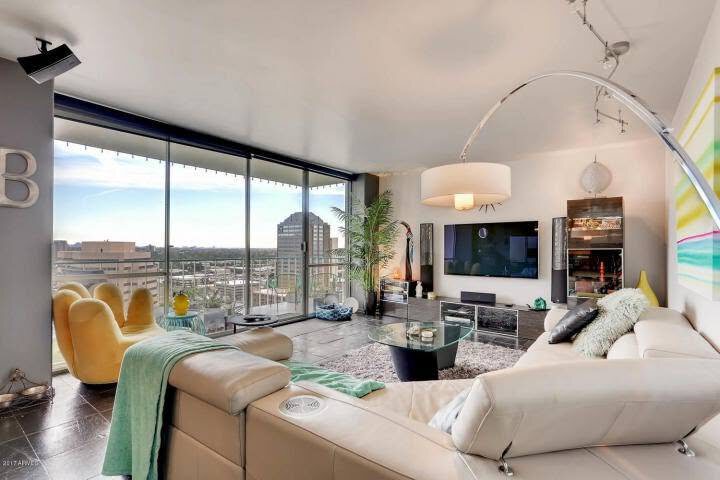 Glass living room
