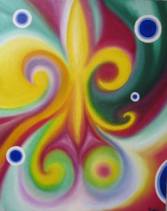 Fleur De Lis — oil painting by Brook Casey