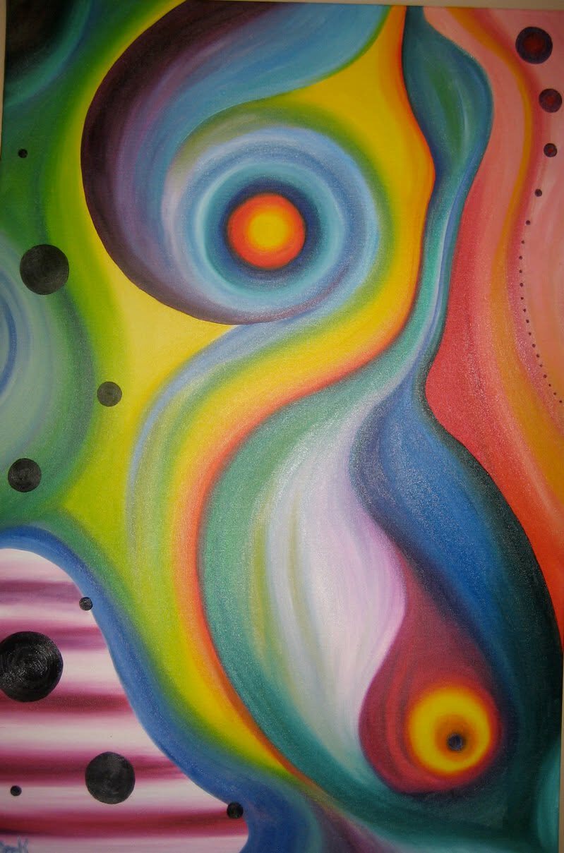 Misty World — oil painting by Brook Casey